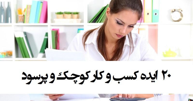 ۲۰ ایده کسب و کار کوچک پرسود